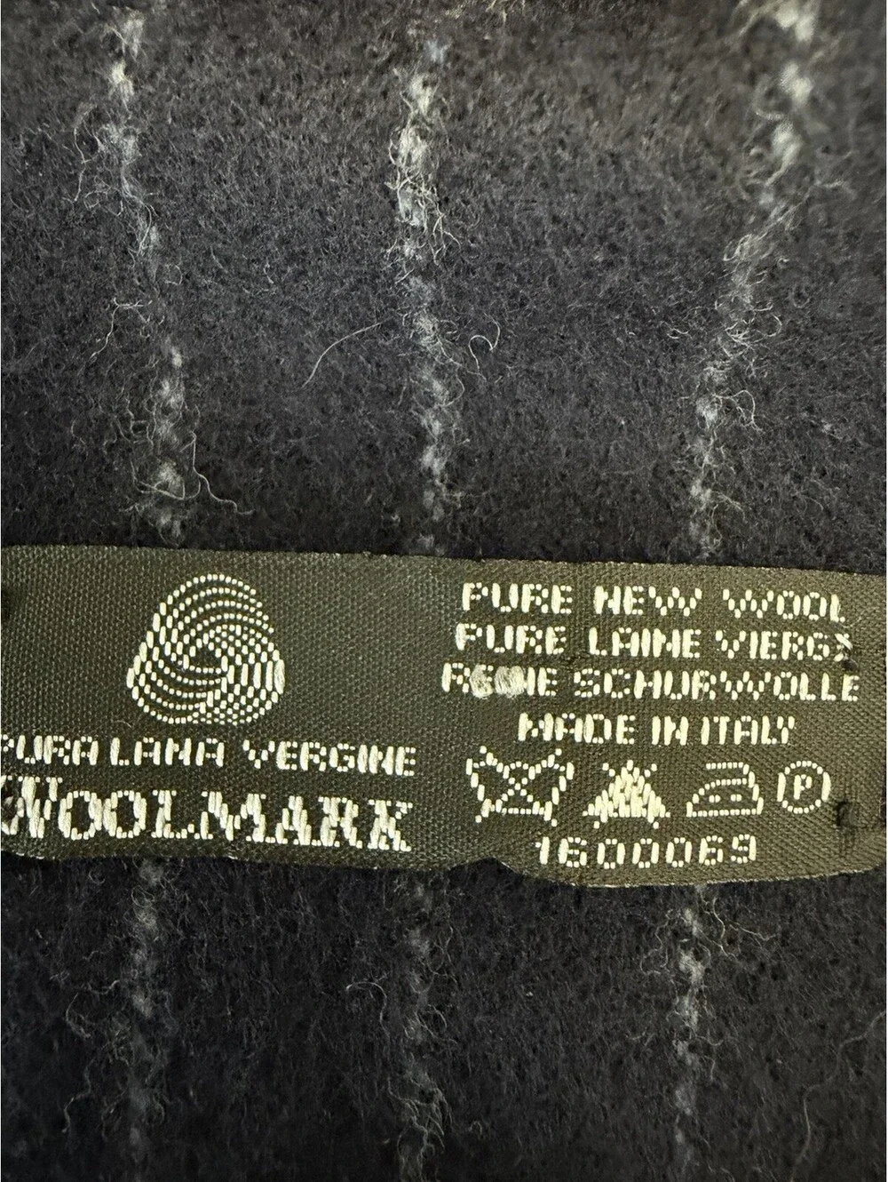 Woolmark black stripe
